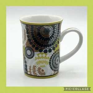 2013 Vera Bradley COCOA MOSS Coffee Tea Cup Mug